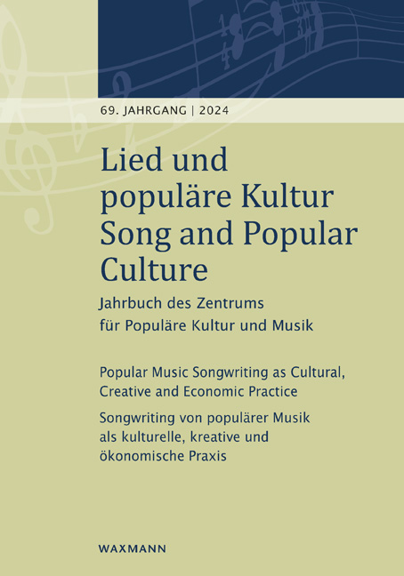 Popular Music Songwriting Cover